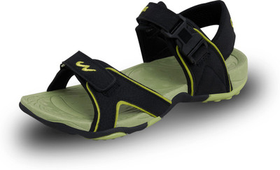 

Campus Men Black Sports Sandals