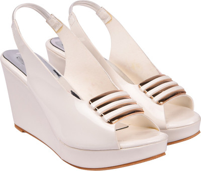 

Jade Women White Wedges