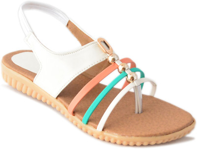 

Myra Women White Flats