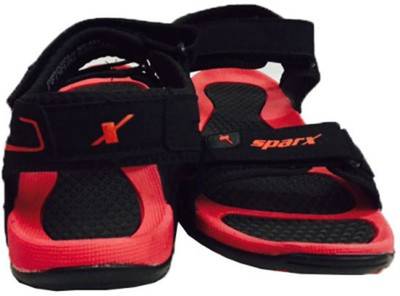 Sparx Men Black Sandals
