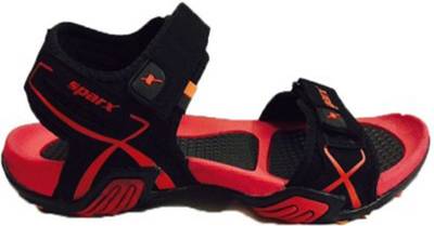 Sparx Men Black Sandals