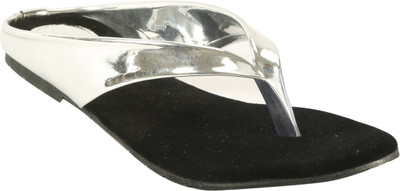

Zachho Women Silver Flats