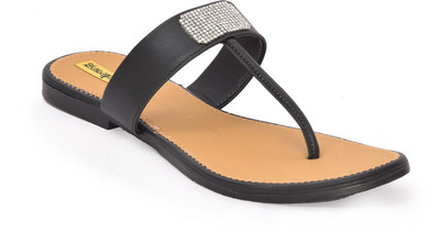 

Indirang Women Black Flats