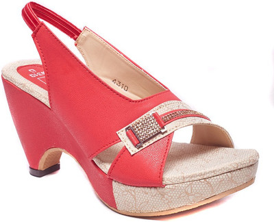 

Dolphin Miles Women Red Heels