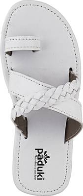 Paduki Men White Sandals