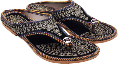 Handicraft Women Flats(Gold , 41 Euro)