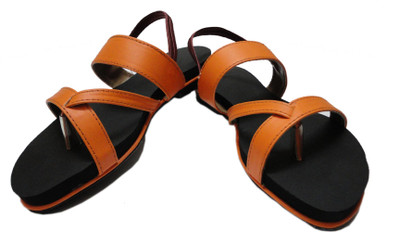 Panlin Women Orange Flats