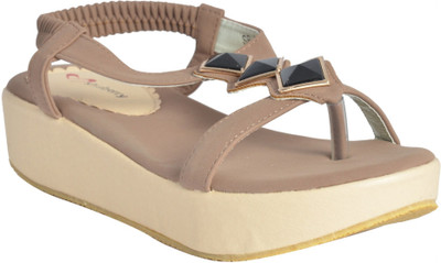 

Shuberry Women KHAKI Wedges
