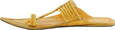 eKolhapuri Men Yellow Sandals