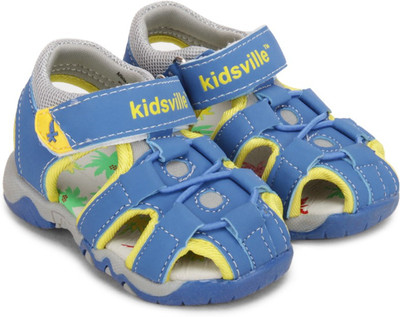 

Kids Ville Boys Sports Sandals, Blue yellow