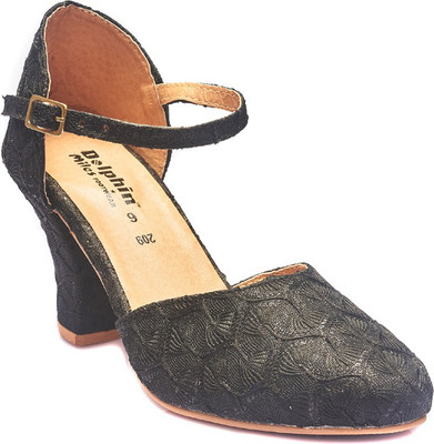 

Dolphin Miles Women Black Heels