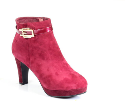 

Pavers England Girls Heels, Burgundy