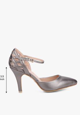 Addons Women Gunmetal Heels