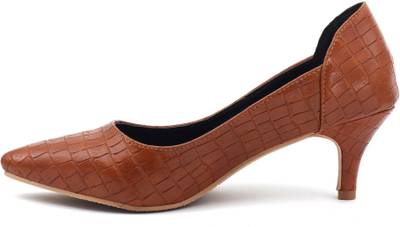 Shuberry Women Tan Heels