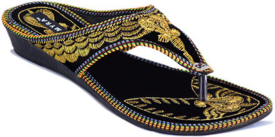 

Myra Women Golden Flats