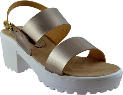 

Mega Steps Women Tan Heels