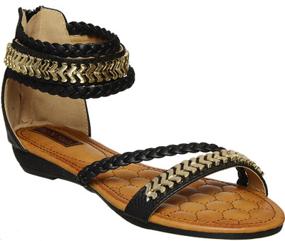 

Flat n Heels Women BLACK Flats