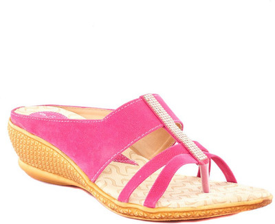 

Dolphin Miles Women Pink Wedges