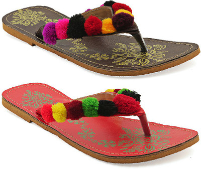 

Paduki Women Red Flats