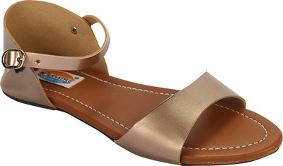 

Walk N Style Women Gold Flats