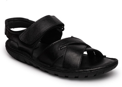 

Feather Leather Men Black Casual