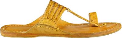 eKolhapuri Men Yellow Sandals