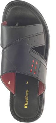 Khadim's Men Black Sandals