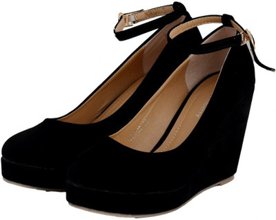 

Shuberry Women Black Wedges