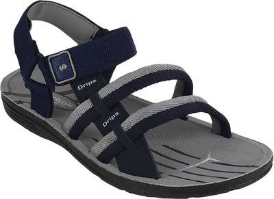Oricum Men Grey &amp; Blue Sandals