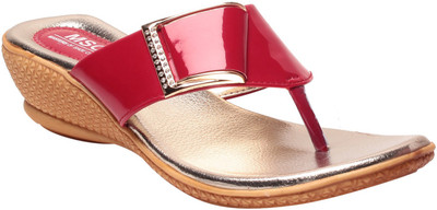 

MSC Women Red Wedges