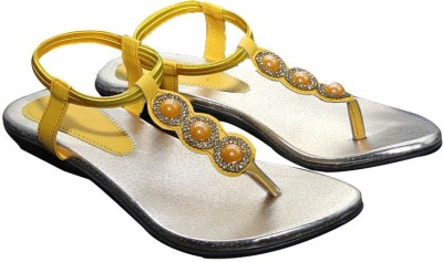 

Port Women Yellow Flats