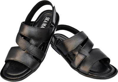

Seamax Men Black Sandals