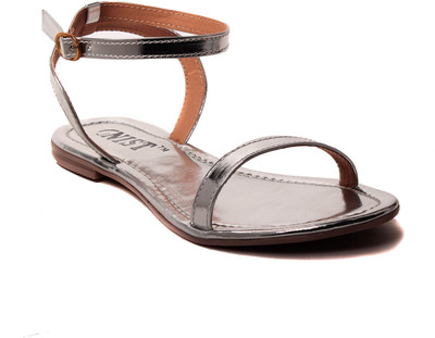 

Gnist Women Silver Flats