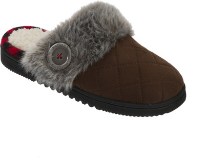 

Dearfoams Women Brown Clogs