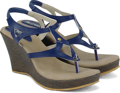 

Nell Women Blue Wedges