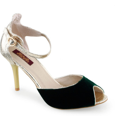 

Shuz Touch Women Green Heels