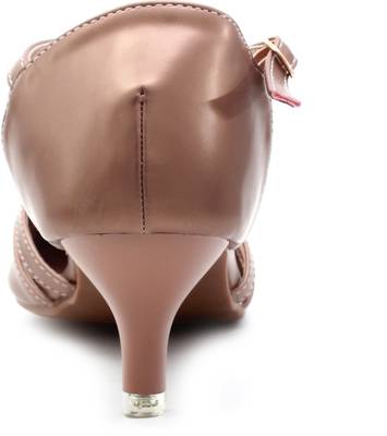 Shuberry Women Bronze Heels