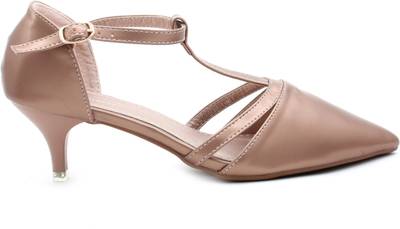 Shuberry Women Bronze Heels
