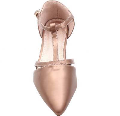 Shuberry Women Bronze Heels