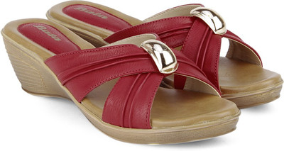 

Bata Women Red Wedges