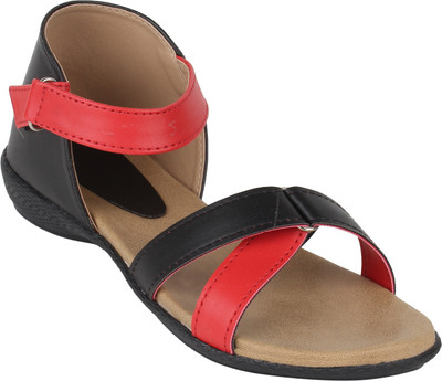 Glitzy Galz Girls Sports Sandals, Black
