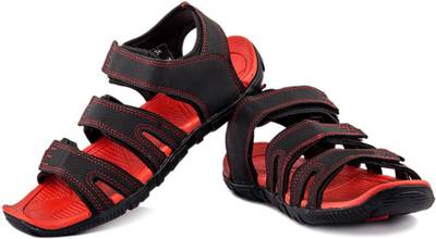 Corpus Men Black::Red Sandals