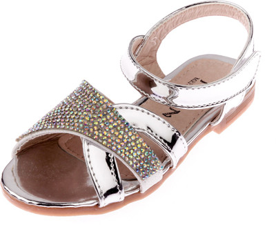 

Happy Bachpan Girls Sports Sandals(Silver
