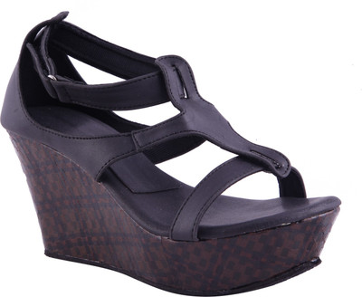

Adorn Women Black Wedges