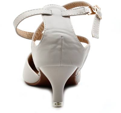 Shuberry Women White Heels