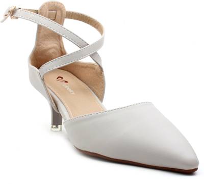 Shuberry Women White Heels