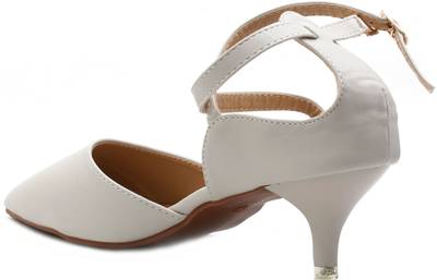 Shuberry Women White Heels