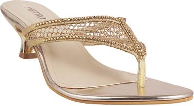 Metro Women 15,Gold Heels