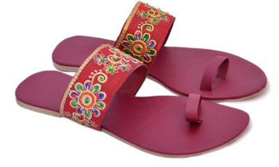 

Myra Women Maroon Flats