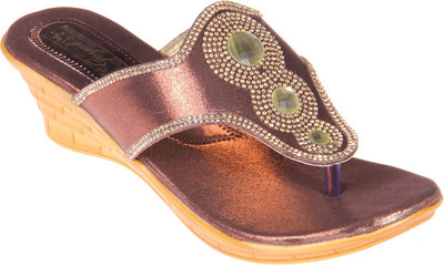 Goyal Women Copper Wedges